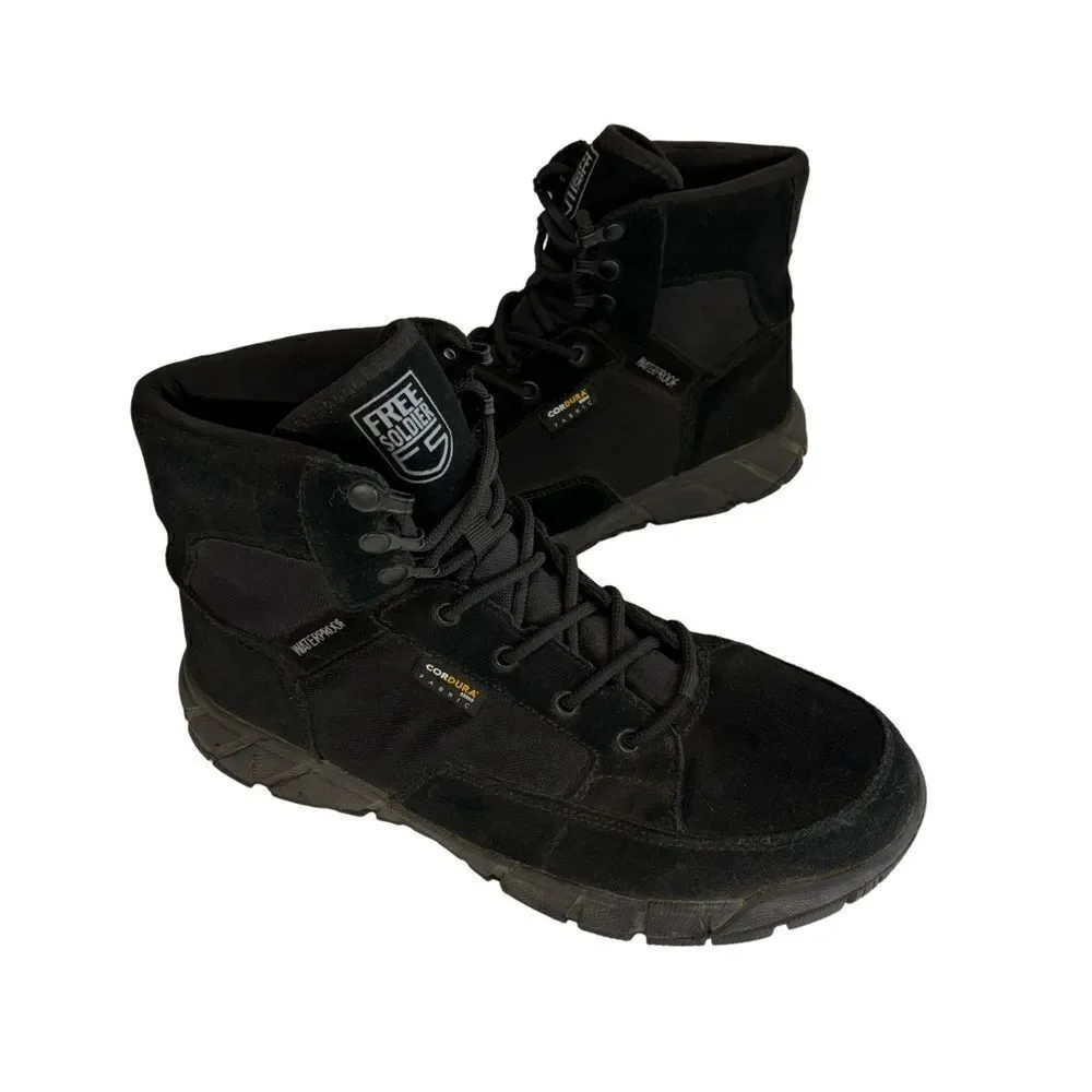 Men’s Free soldier black combat boots size 11